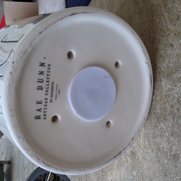 Rae Dunn birdhouse Artisan Collection by Magenta with Peace on the front - Picture 6 of 6